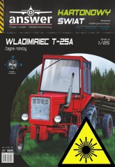 Wladimiec T-25A - Laserové doplnky - kostra, detaily, dezény