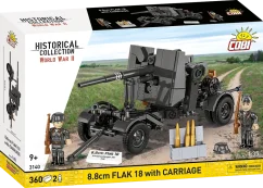 8,8 cm Flak 18 s lafetou WWII - Plastová stavebnica COBI
