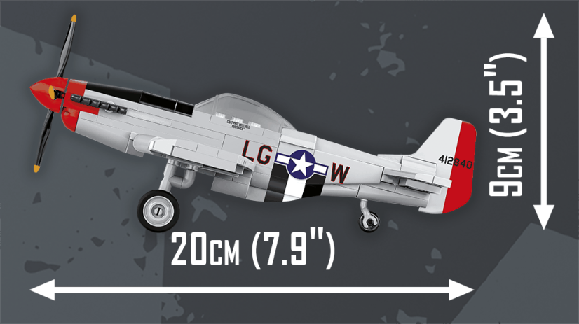 TOP GUN P-51D Mustang - Plastová stavebnica COBI