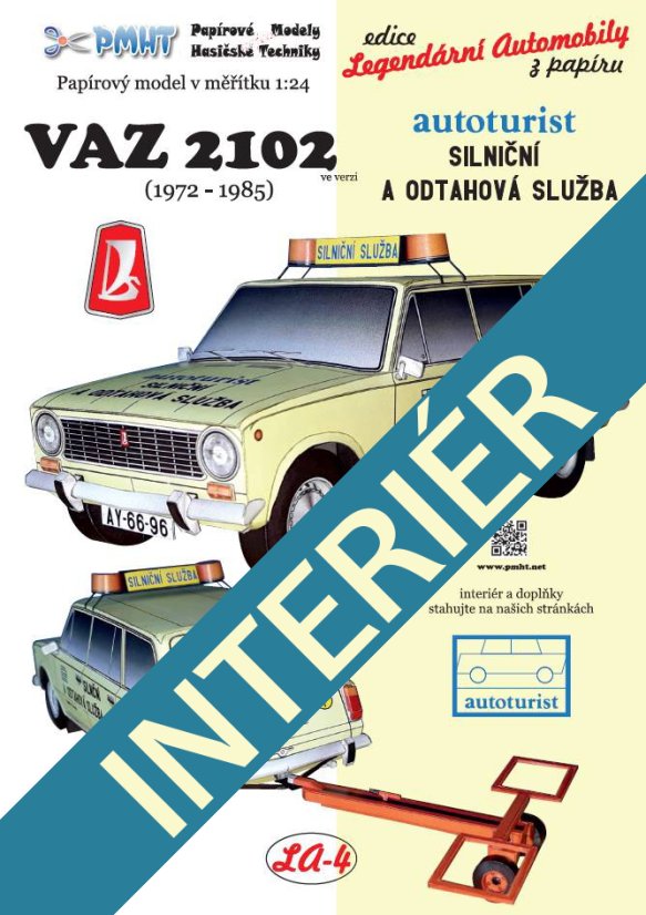 Interiér pro VAZ 2102 odtahová služba