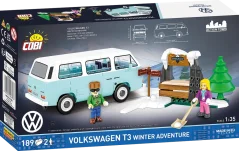 Volkswagen T3 – zimné dobrodružstvo - Plastová stavebnica COBI
