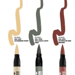 Barvy interiérů německých tanků WWII – RC MARKERS SET