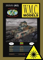 Sturmpanzerwagen Oberschlesien - Laserové doplňky - kostra