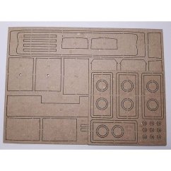 Elektrická lokomotiva řady 150 (1:87) - laserem řezané díly