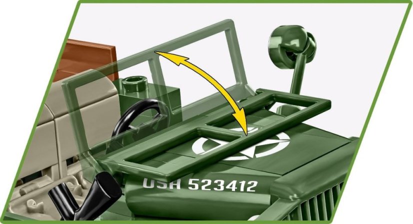 37mm GMC M6 FARGO All Terrain Vehicle WWII - COBI plastic kit