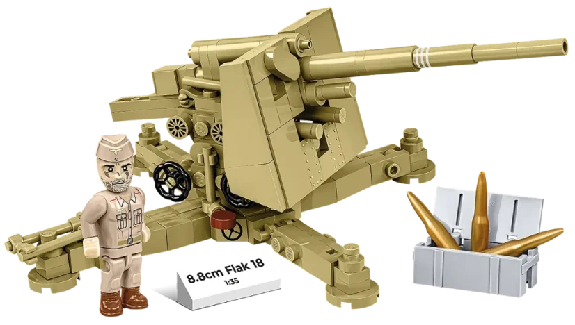 8,8 cm Flak 18 WWII - Plastová stavebnica COBI