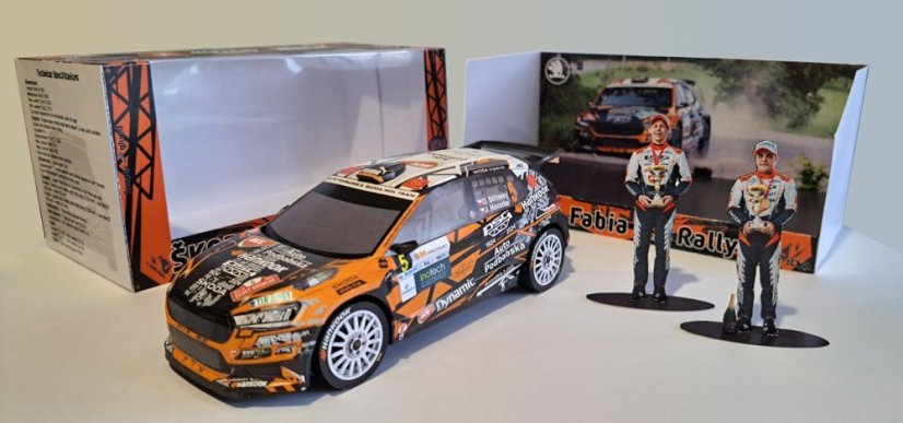 Závodní automobil Škoda Fabia RS Rally2 - D. Stříteský Č