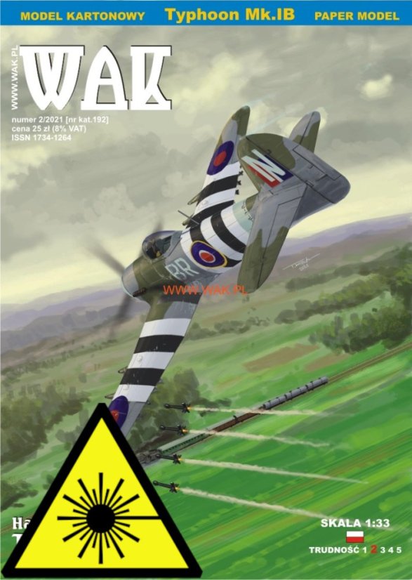 Hawker Typhoon Mk.IB - Laserové doplňky - kostra