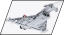 Eurofighter Typhoon Austria - Plastová stavebnice COBI