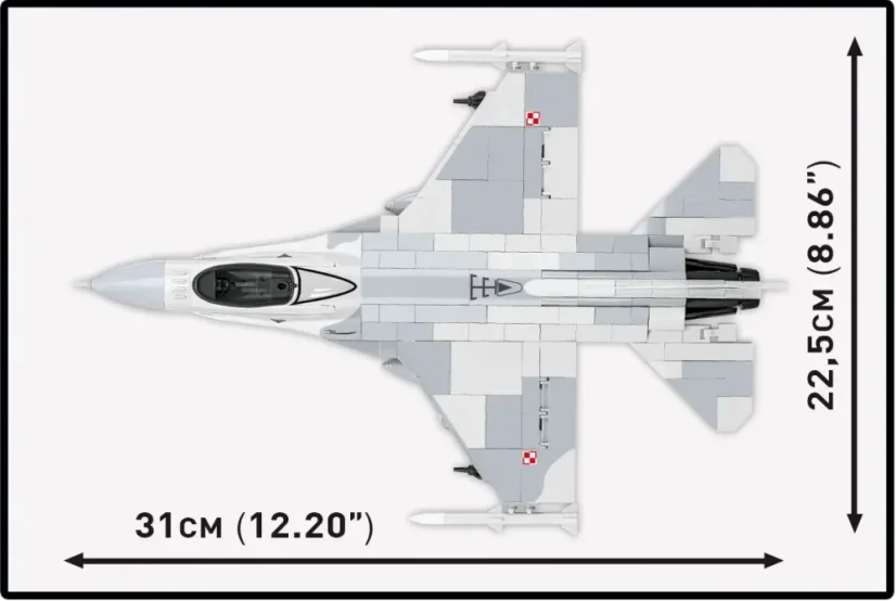 F-16 C - Fighting Falcon - Plastová stavebnice COBI