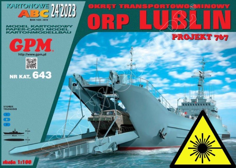 ORP LUBLIN proj. 767 - Laserové doplňky - detaily, zábradlí
