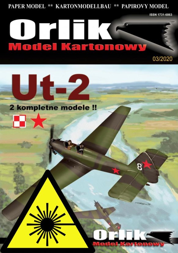 Cvičný letoun Ut-2 - Laserové doplňky - kostra