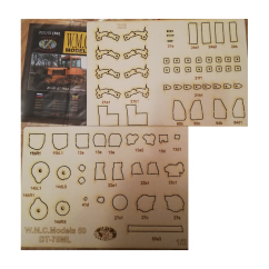 Pásový traktor DT-75ML - Laserové doplňky - kostra
