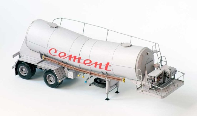 Návěs na přepravu cementu ZVVZ