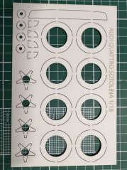 MV Model 04, 05, 06 - šotolina 1:18 - Laserové doplňky - díly kol