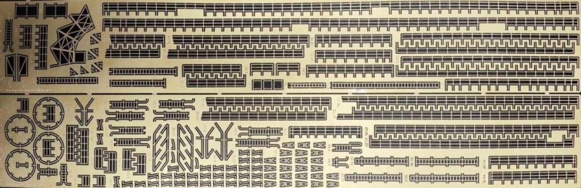 Destroyer Albatros - Etched metal parts