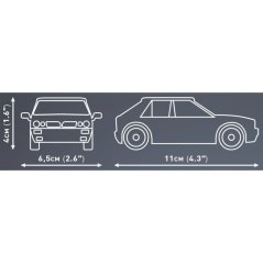 Lancia Delta HF - Plastová stavebnica COBI