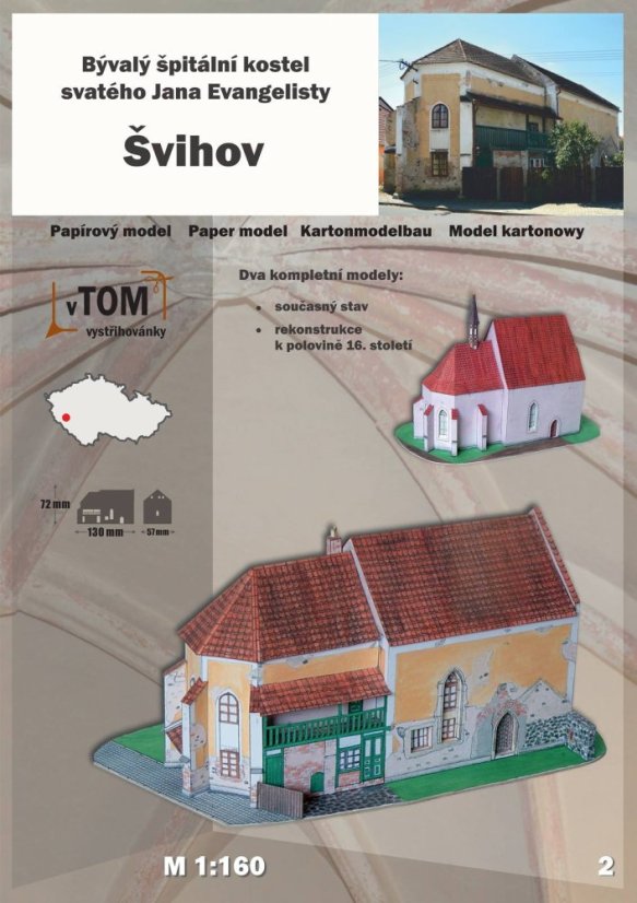 Bývalý špitální kostel svatého Jana Evangelisty Švihov