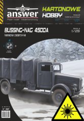 Bussing-NAG 4500A - Laserové doplnky - kostra, detaily, dezény, diely kolies