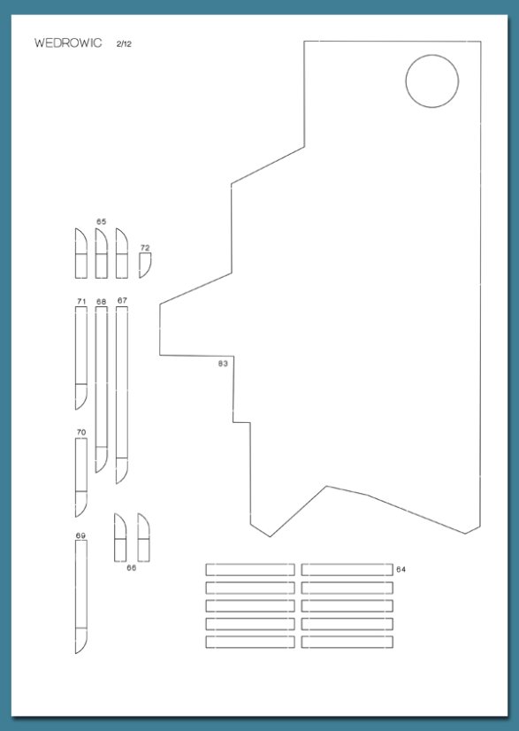 Bunkr Wedrowiec - Laserové doplňky - kostra