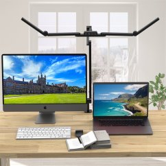 LED stolní pracovní lampa, 24 W, 3000 - 6500 K, stmívatelná