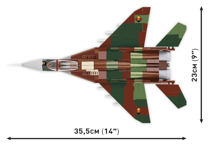 Mig-29 DDR - Plastová stavebnice COBI