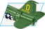 Douglas C-47 Skytrain (Dakota) WWII - Plastová stavebnice COBI