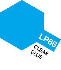 Tamiya LP-68 Clear Blue/Modrá průhledná