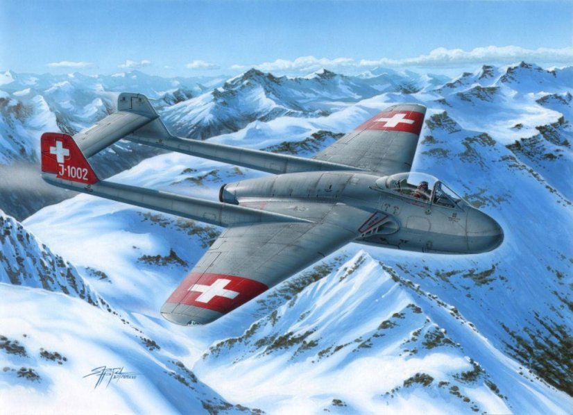 DH.100 Vampire Mk.I Swiss AF
