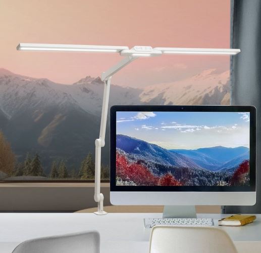 Stolní lampa, 24W, 3000 - 6500 K, stmívatelná-bílá