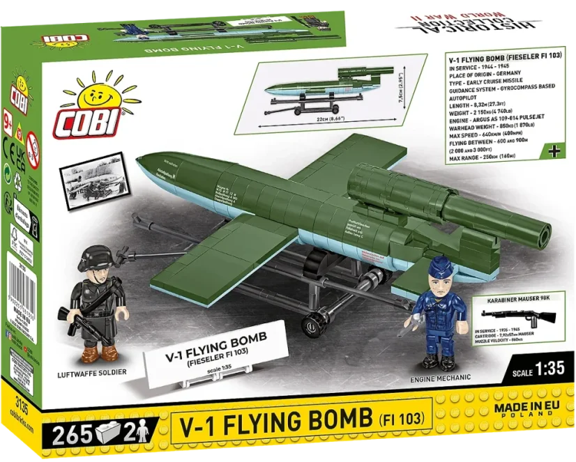 V-1 Flying Bomb (FI 103) WWII - Plastová stavebnice COBI