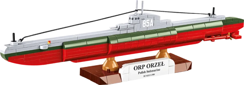 Poľská ponorka ORP Orzel WWII - Plastová stavebnica COBI