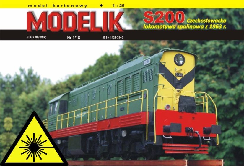 Motorová lokomotíva S200 (T669) - Laserové doplňky - kostra, detaily, díly kol