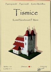 Church in Tismice - Paper model