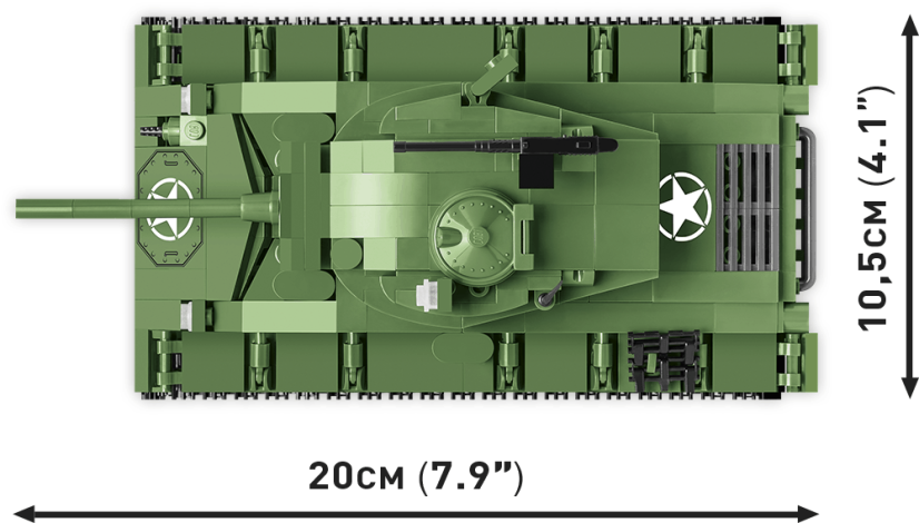 M24 Chaffee WWII - Plastová stavebnica COBI