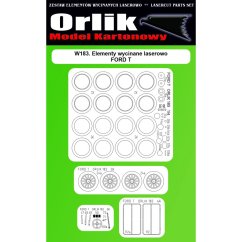 Ford T 1908 - Laserové doplňky - díly kol, detaily