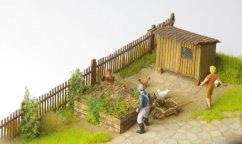 Kadibudka a hnojiště 1:72