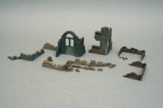 Accessories for Dioramas Walls and Ruins (1:72)