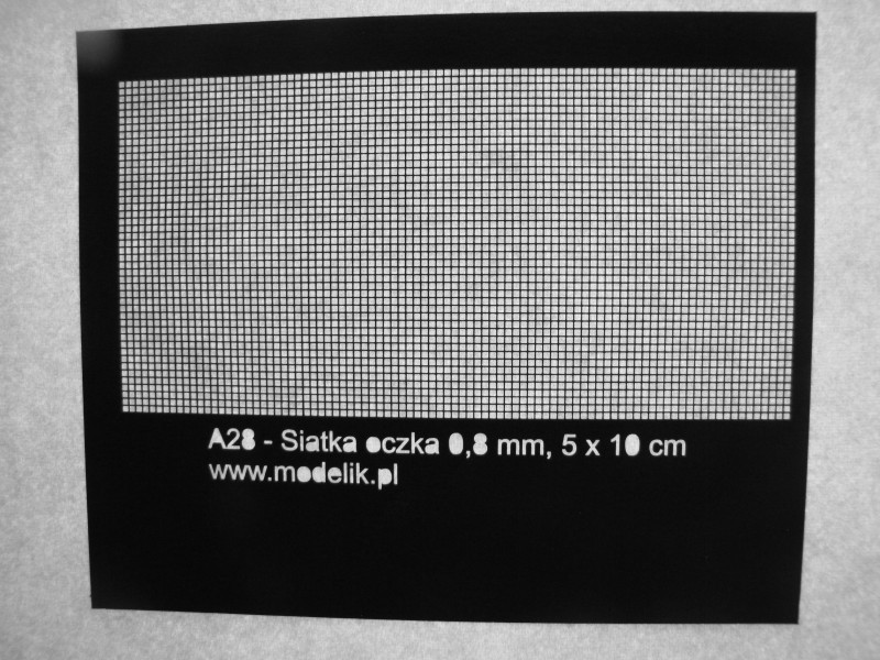 Mřížka 0,8 mm (10 x 5 cm)
