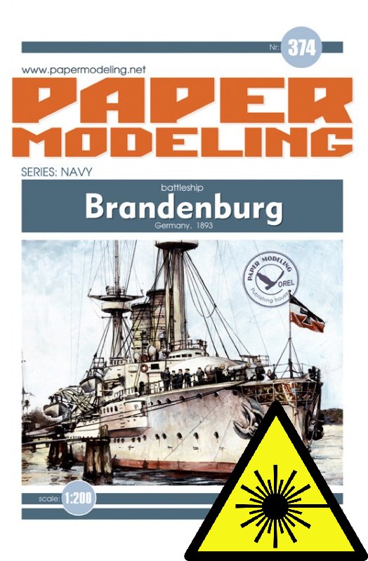 Bitevní loď Brandenburg - Laserové doplňky - kostra