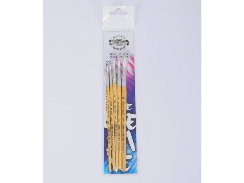 Souprava štětců kulatých syntetických 2+4+6+8+10