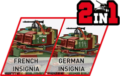Pz.Kpfw. VI Tiger Ausf. E WWII - Plastová stavebnica COBI