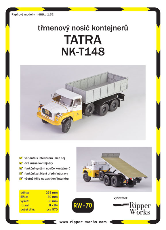 Nosič kontejnerů Tatra NK-T148