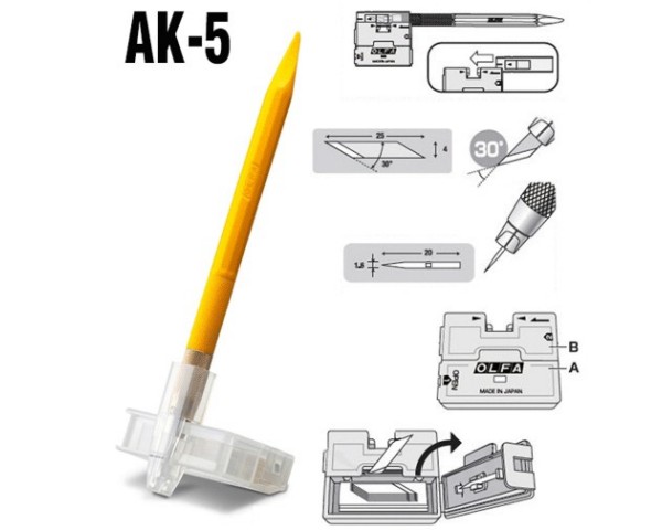 Skalpel OLFA AK-5