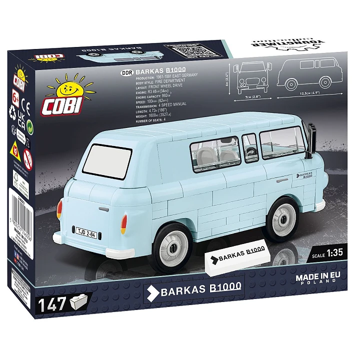 Barkas B1000 - Plastová stavebnica COBI