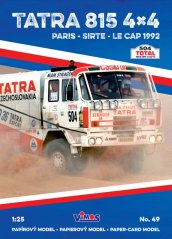Tatra 815 4x4 - Paris-Sirte-Le Cap 1992 - č. 504 - 1:25