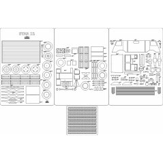 Star 21 - flatbed - Laser accessories - skeleton, details, patterns