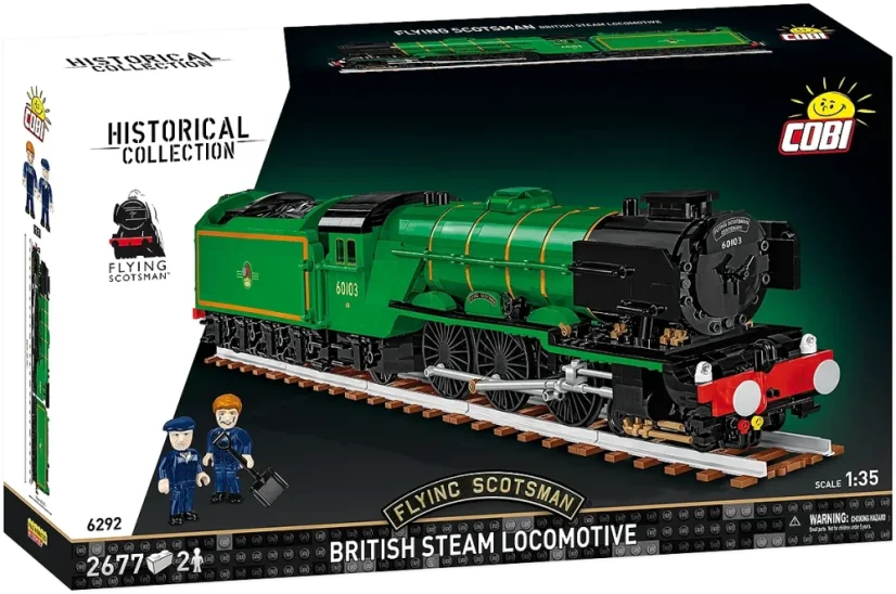 Britská parní lokomotiva Flying Scotsman - Plastová stavebnice COBI