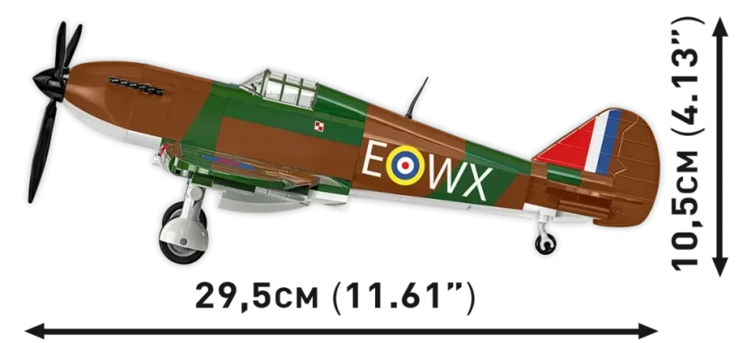 Hawker Hurricane No.302 WWII- Plastová stavebnice COBI