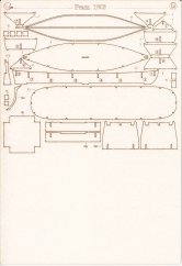 Pram Boulognské flotily - Laserové doplňky - kostra